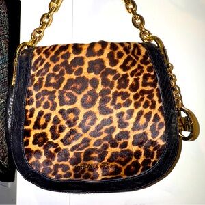 Like new Michael Kors animal print handbag